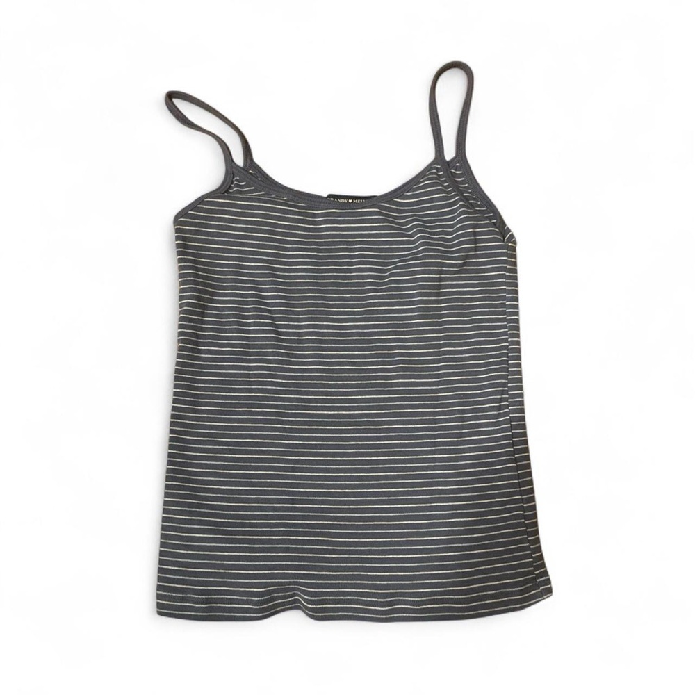 Brandy Melville Black and White Striped Camisole